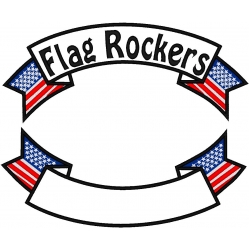 USA FLAG BANNER ROCKER